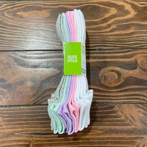 5/$20 NEW 6Pk OS Women's Sports Socks-Breathable-No Show